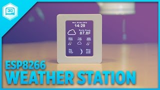 ESP8266 WiFi Weather Station with Color TFT Display [upl. by Politi]