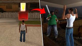 What Happens if You Get Inside CJs House Before the First Mission of GTA San Andreas [upl. by Wake]