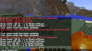 Minecraft All CheatsCommands [upl. by Paddie694]