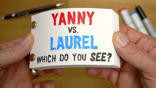 Yanny vs Laurel FLIPBOOK  Which do you SEE [upl. by Kristine748]