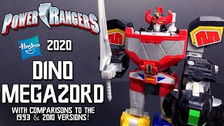 Hasbros MMPR Basic Dino Megazord With comparisons [upl. by Holey]