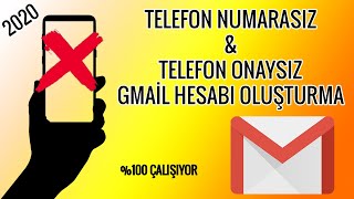 TELEFON NUMARASIZ GMAİL HESABI AÇMA  TELEFON ONAYSIZ  2024 [upl. by Frederich]