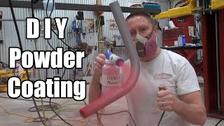 DIY Powder Coating  How to  Eastwood Co Kit Try Out [upl. by Artemas]