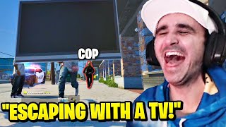 Summit1g Reacts to HILARIOUS GTA RP Clips on ProdigyRP [upl. by Coppins]