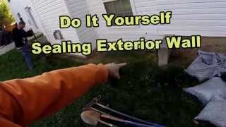 How To Waterproof Your Exterior Foundation Wall DIY for Homeowners [upl. by Silda]