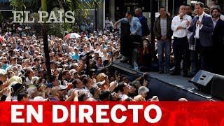 DIRECTO VENEZUELA  La oposición venezolana marcha contra MADURO [upl. by Farrand]