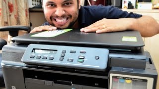 Brother DCPT300 Colour Multifunction Ink Tank Printer UNBOXINGREVIEWINK FILL [upl. by Philippine]