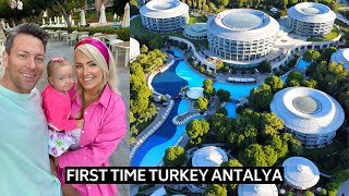 FIRST TIME ANTALYA TURKEY  ALL INCLUSIVE CALISTA LUXURY RESORT [upl. by Ttegdirb]