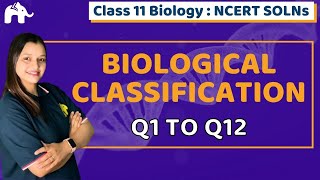 Biological Classification Class 11 Biology Bio  Chapter 2  Ncert Solutions Questions 112 [upl. by Henry]