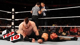 Top 10 Raw Moments WWE Top 10 December 14 2015 [upl. by Kostman]