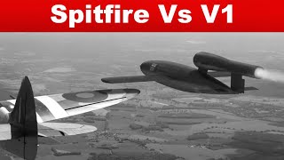 Spitfire vs V1 Flying Bomb  World War 2 Stories [upl. by Ramhaj]