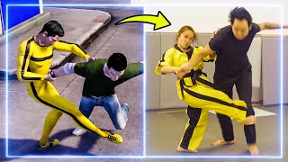 Martial Artists RECREATE moves from Sleeping Dogs  Experts Try [upl. by Heyer7]