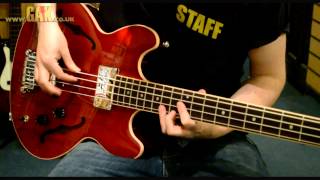 Gibson  Midtown Standard Bass Demo at GAK [upl. by Bertrando]