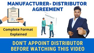 Manufacturer Distributor Agreement  Distributor Agreement  Distributor Appointing Process [upl. by Ardnassac]