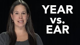 YEAR vs EAR  American English Pronunciation EAR vs HEAR [upl. by Husha246]