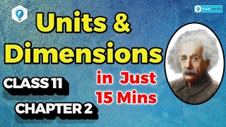 Units and Dimensions class 11 physics chapter 2 in one shot  Narendra Sir IITB 2003 AIR 445 [upl. by Dupaix]