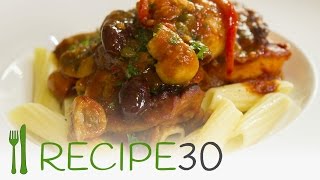 Chicken Cacciatore Recipe [upl. by Enileuqaj]