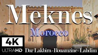 Medina  Part 2  Meknes Morocco Walking Tour 4K [upl. by Spearman]