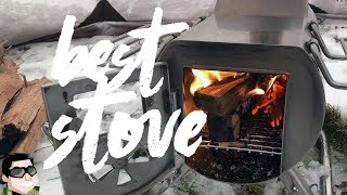 Best Wood Stove for Winter Camping by GStove [upl. by Panchito666]