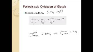 Oxidation of glycols using periodic acid [upl. by Angus]