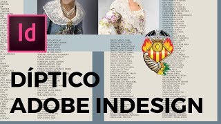 MAQUETACIÓN DÍPTICO  ADOBE INDESIGN TUTORIAL [upl. by Combs]