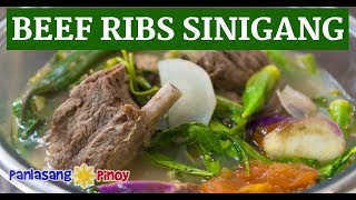 How to Cook Beef Ribs Sinigang Beef Soup or Sinigang na Baka [upl. by Ysabel897]