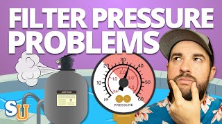 POOL FILTER PRESSURE Too High Or Too Low Troubleshooting Tips [upl. by Azelea]