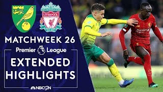 Norwich City v Liverpool  PREMIER LEAGUE HIGHLIGHTS  2152020  NBC Sports [upl. by Antsirhc]