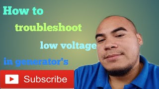 How to troubleshoot low voltage in generators benzblogs [upl. by Esened]