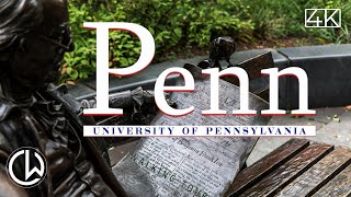 University of Pennsylvania Campus 4K Walking Tour Philadelphia PA 2021 [upl. by Yadrahc]