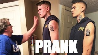 JAKE GETS A TATTOO PRANK [upl. by Bianchi]