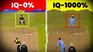 MS Dhoni High IQ Mastermind Moments  TFVCricket [upl. by Nosidam]