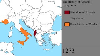 The History of Albania Every Year [upl. by Grubman122]