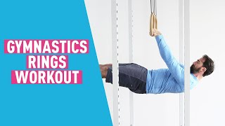 Gymnastic Rings Workout for Beginners to Ring Training [upl. by Ancel]