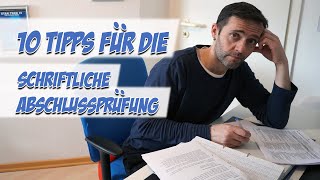 10 Tipps für die schriftliche Abschlussprüfung  Pflege Vlog  Pflege Kanal [upl. by Ahsetan]