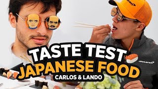 Carlos Sainz and Lando Norris Try Japanese Food [upl. by Guise591]