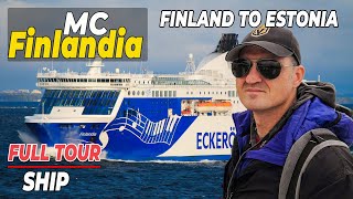 Cheapest Ferry From Helsinki to Tallinn  MS Finlandia [upl. by Ruford]