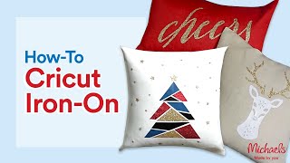 Cricut IronOn Tutorial Tips amp Tricks  Michaels [upl. by Orsini]