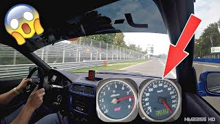 745HP Subaru Impreza EMBARRASS Porsches on Track  OnBoard  Monza  Speedo View [upl. by Nitsreik]