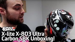 Xlite X803 Ultra Carbon SBK  Unboxing [upl. by Kcirrag]