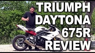 Triumph Daytona 675R Review [upl. by Spiers]