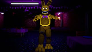 WORKING OVERNIGHT AT FREDBEARS WITH A TERRIFYING ANIMATRONIC  FNAF Before the Good Memory [upl. by Notsag]