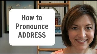 How to Pronounce ADDRESS  American English Heteronym Pronunciation Lesson [upl. by Massie]