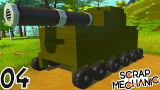 CONSTRUCTION DUN TANK   Scrap Mechanic  Ep4 [upl. by Darcee351]