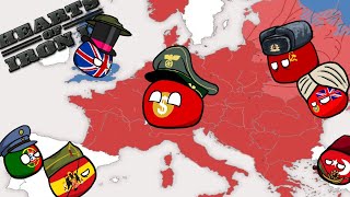 AD What If Germany Conquered Europe By 1938  Hoi4 MP In A Nutshell [upl. by Dnesnwot]