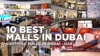 Top 10 BEST DUBAI Shopping Malls  Dubai City  UAE [upl. by Aviva771]