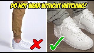 5 MISTAKES YOURE MAKING WEARING NIKE AIR FORCE 1s MUST WATCH [upl. by Simonne]