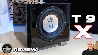 NEW REL T9x Flagship T Subwoofer with quotXTRAquot Musicality REVIEW [upl. by Amitarp]