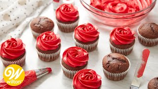 How to Make Red Frosting  Wilton [upl. by Anam]