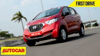 Datsun Redigo  First Drive  Autocar India [upl. by Pepe]